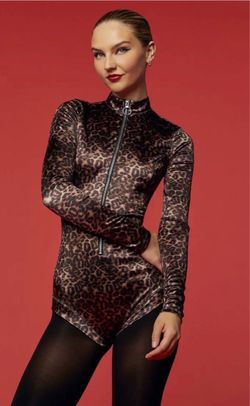 Halloween Leopard bodysuit costume