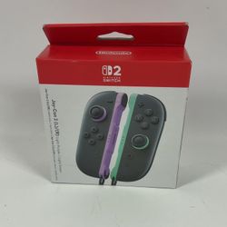 New Nintendo Switch Joy-Cons 2 Pair Controller Light Purple / Light Green