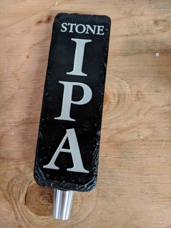 Stone IPA And Ripper Tap Handles