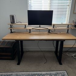 Custom Motorized Sit Stand Desk