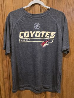 Arizona Coyotes Fanatics Authentic Pro Short Sleeve Gray Performance Shirt Large 