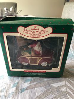 Hallmark 1987 “Santa’s Woody” Ornament - NEW In Box
