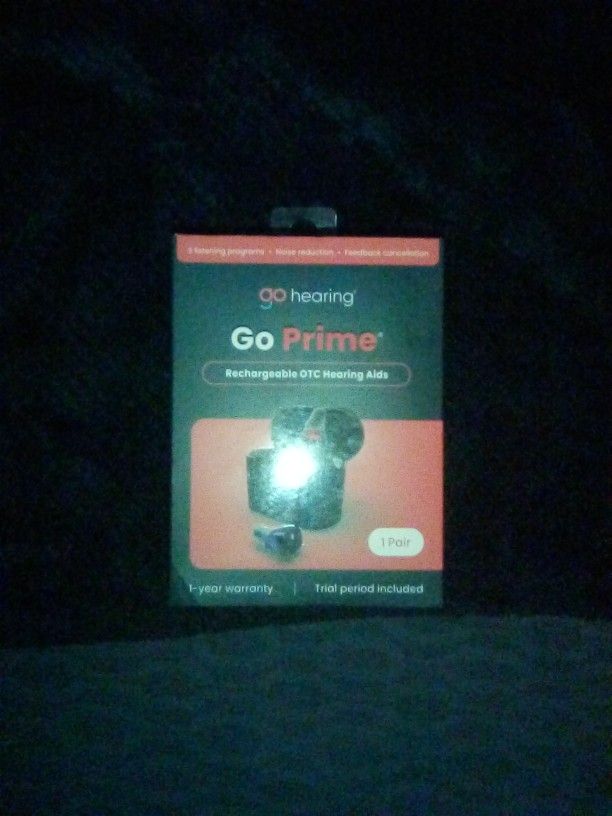 Go Hearing Go Prime Rechargeable OTC Hearing Aids