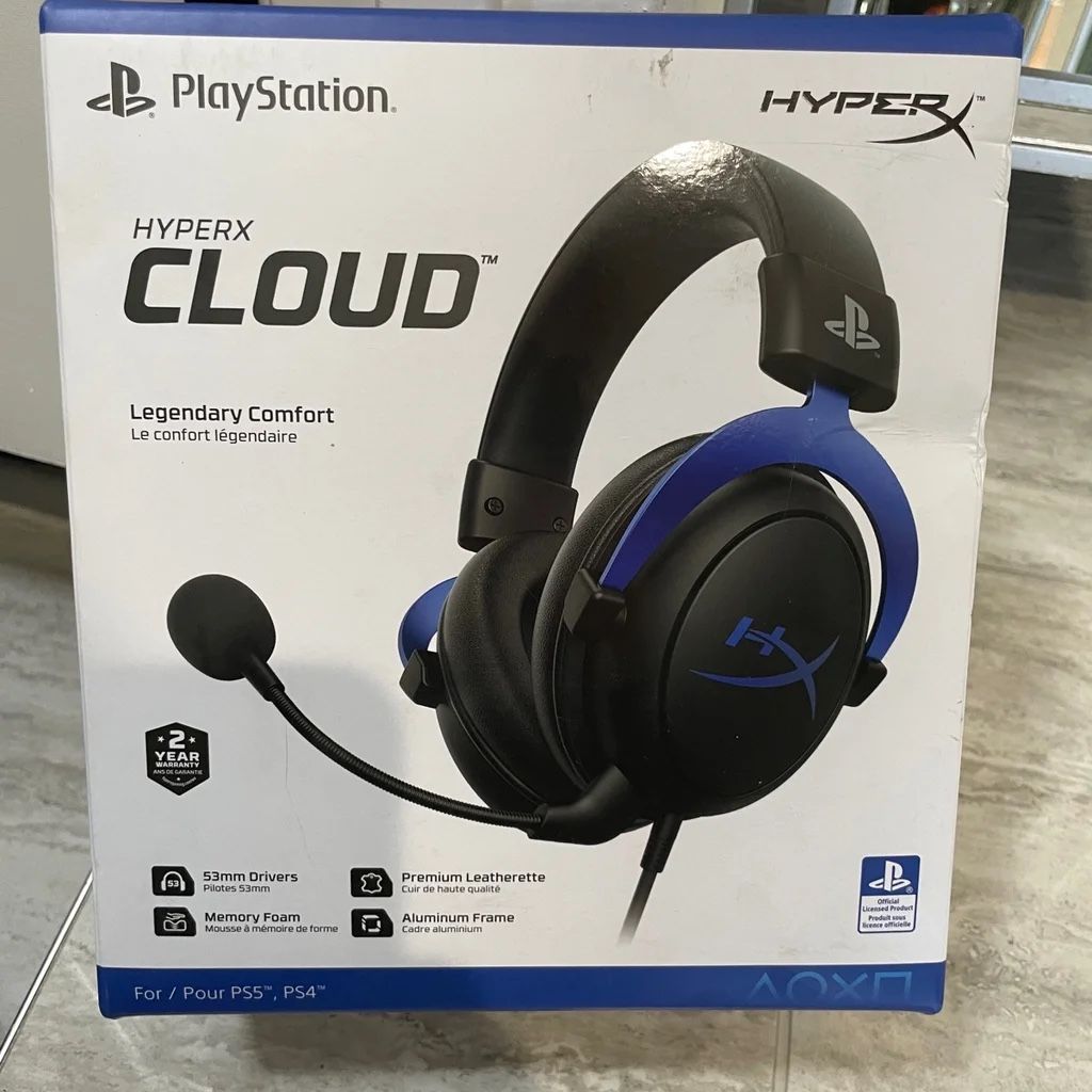 HyperX Cloud Gaming Headset (Wired) PS5/PS4