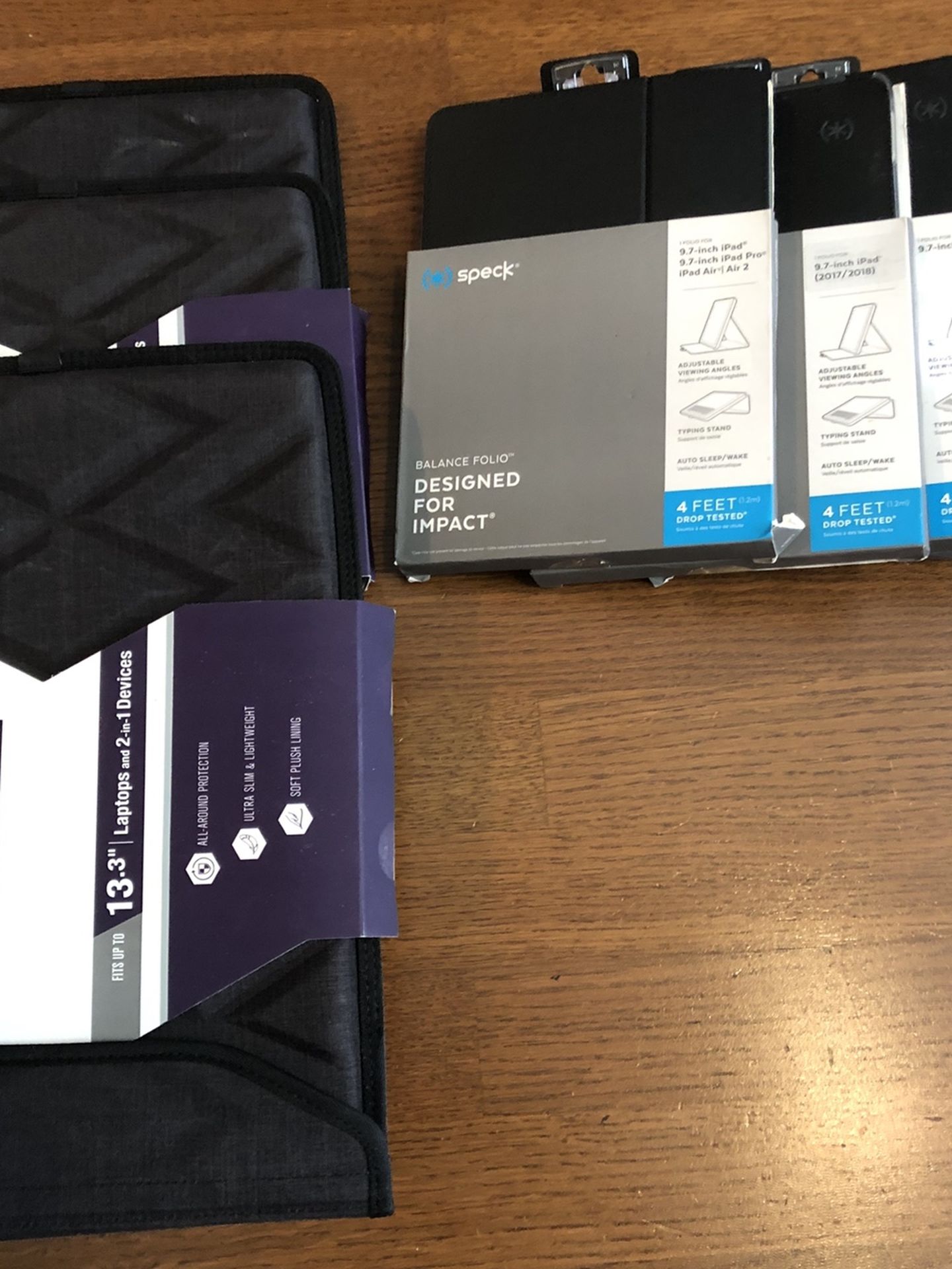 Lot Of 7 Targus Laptop Cases And Speck Ipad Cases! New
