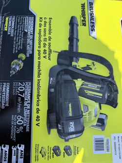 New Ryobi Leaf Blower 
