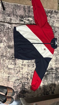 Clean Fila jacket large red/blue/white