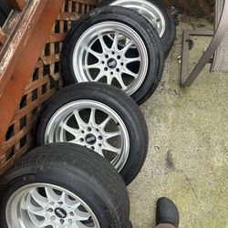 Str wheels with tires 15x8 (trades)?