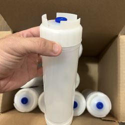6-Count , FIFO Squeeze bottle 20 oz. Sauce Bottle with Large Valve- 6 bottle