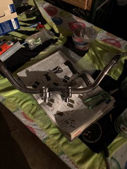 Harley bars and clamp