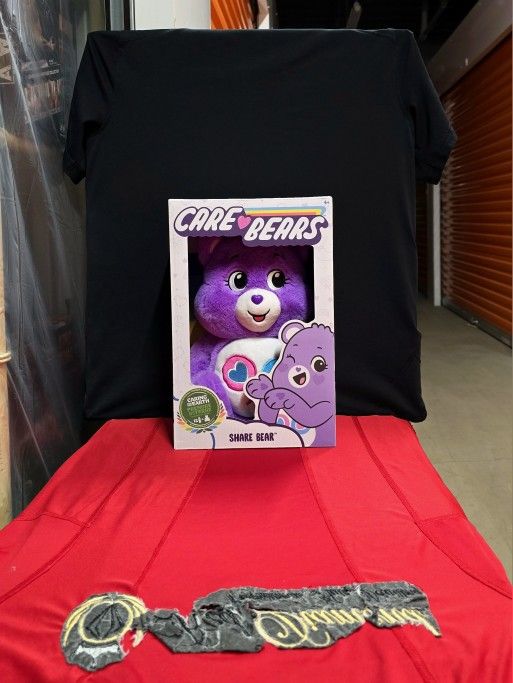 🐻Care Bears 14" Share Bear Plushie - Medium Size - Soft and Huggable Stuffed Animal💜