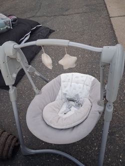 Baby Swing with Mobile Toys