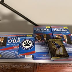 Obama Ball Cards. 220. And Around 20 Tops Baseball Cards 