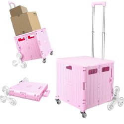 Honshine Foldable Cart with Stair Climbing Wheels