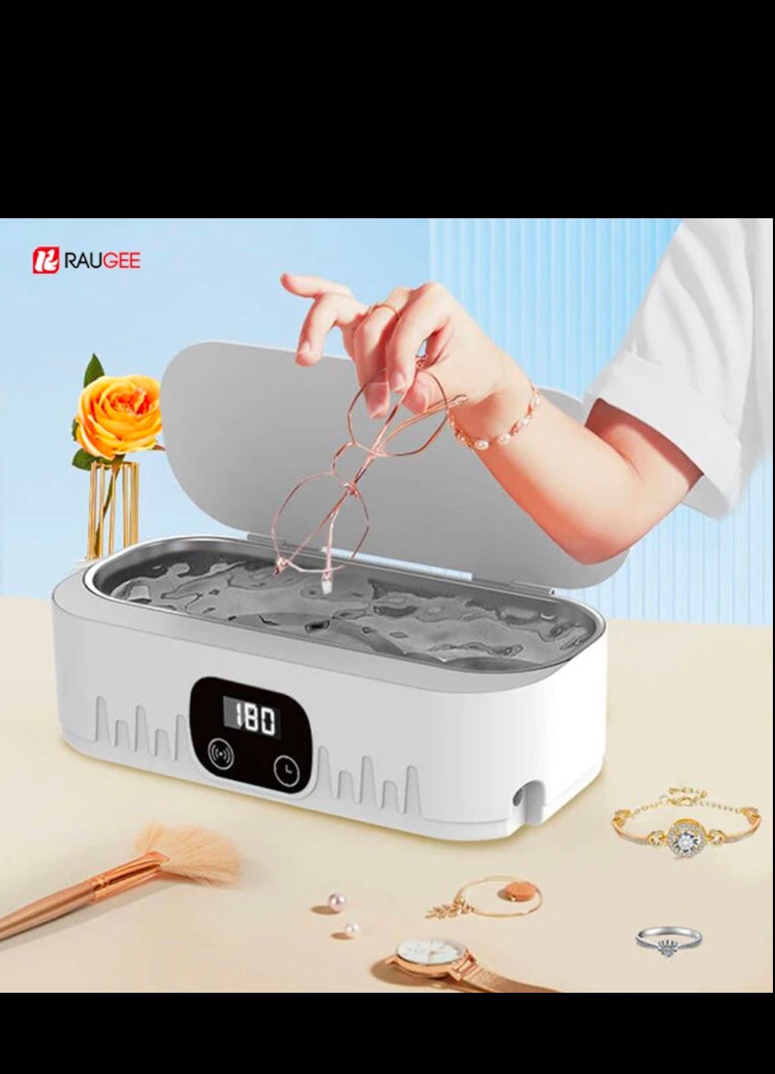 Ultrasonic Cleaner Glasses Ultrasonic Cleaning Machine High Frequency Jewelry Ultrasound Cleaning Bath Ultrasonic washing Device