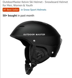 OutdoorMaster Kelvin Ski Helmet Snowboard Helmet for Men, Women & Youth