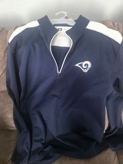 LA Rams 1/4 zip pullover Mens 2xl