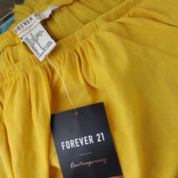 Forever 21 Yellow One Piece S 