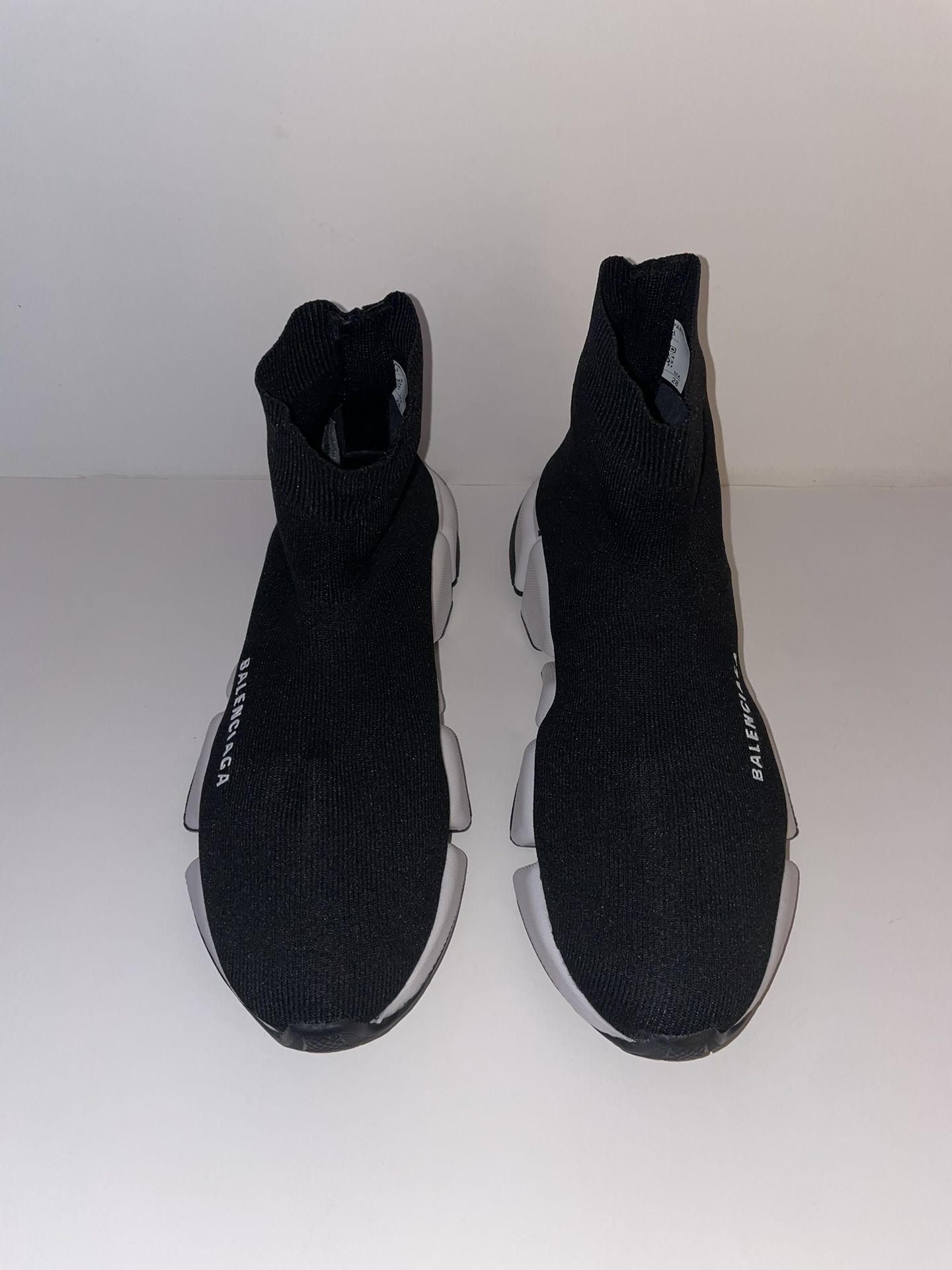 Balenciaga Speed Trainer Sock Sneakers – Black – Men display picture 1