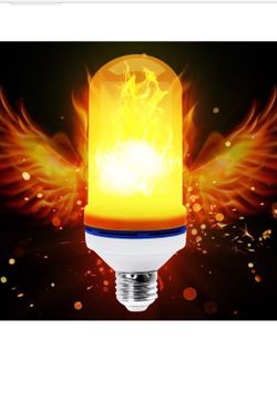 LED Flame Effect Light Bulb,new(never use)