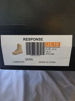 Tactical boots.