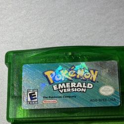 Pokémon Emerald GBA Cartridge 