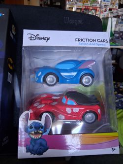 Disney Stitch Friction Cars 2-Pack