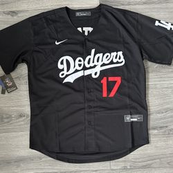Los Angeles Dodgers Ohtani Black Jersey 