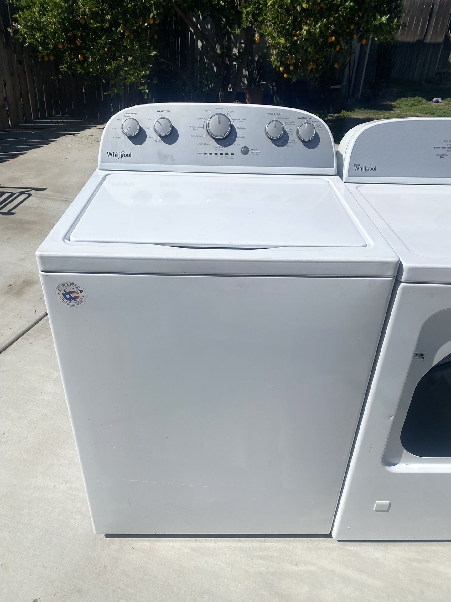 whirlpool washer heavy duty super capacity good condition delivery and installation available 