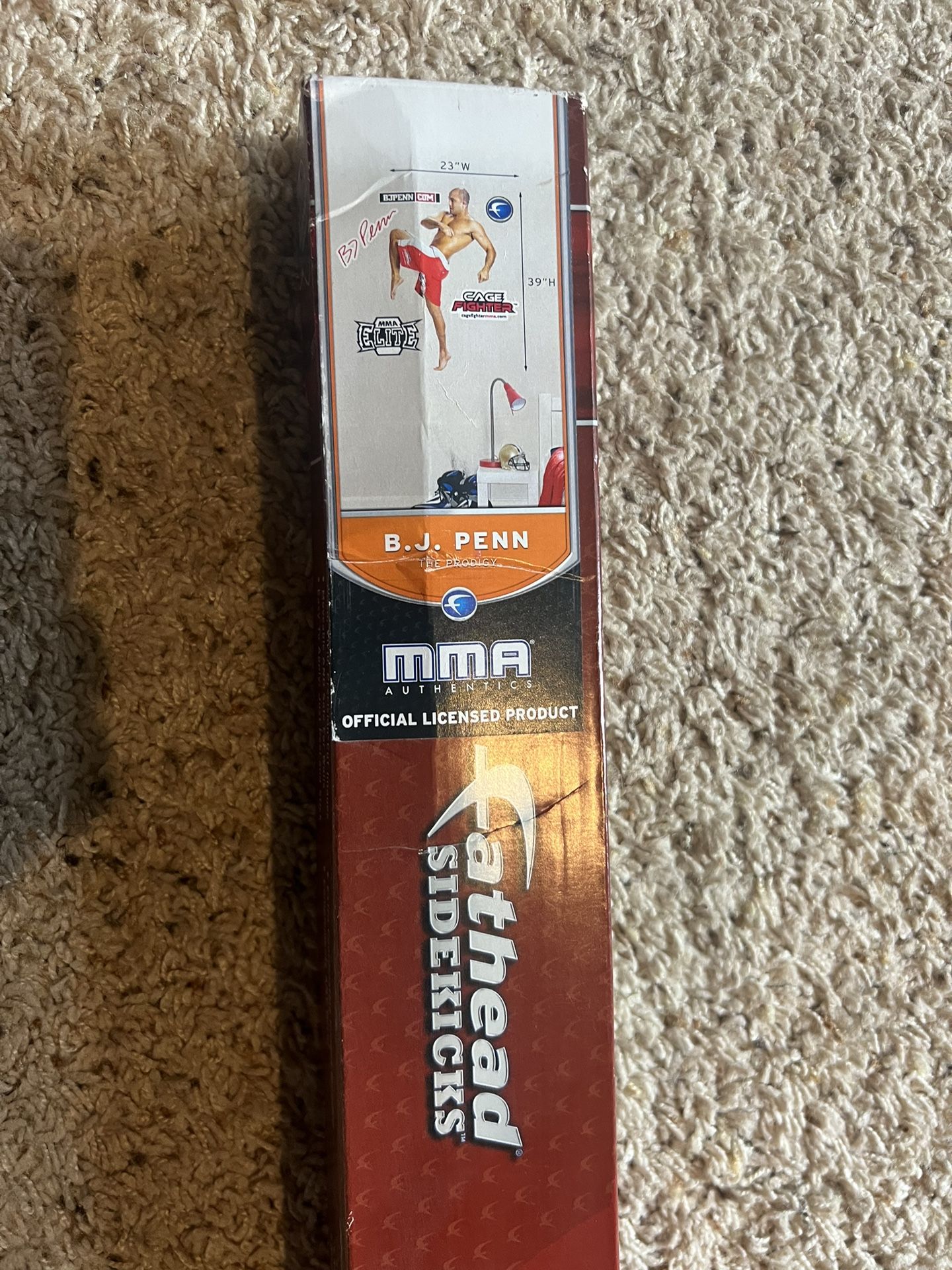 Vintage Fathead Wall sticker BJ Penn Jiu Jitsu MMA