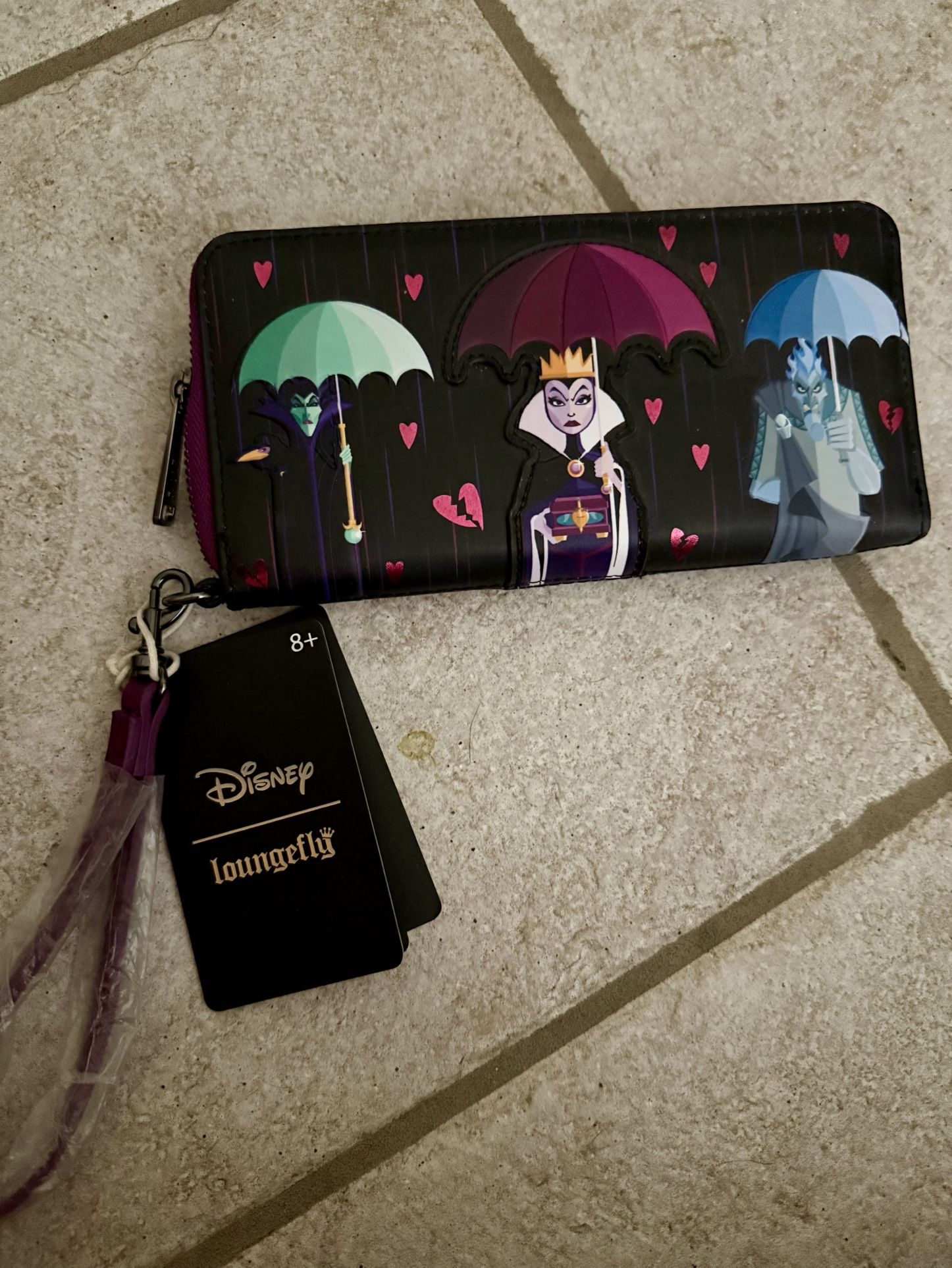 Loungefly Vilains Wristlet/wallet