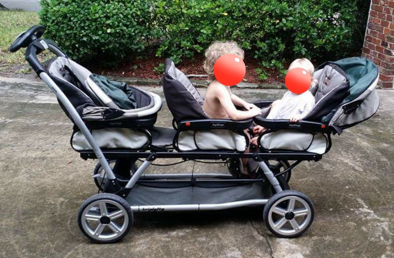 Peg Perego triplette triple stroller