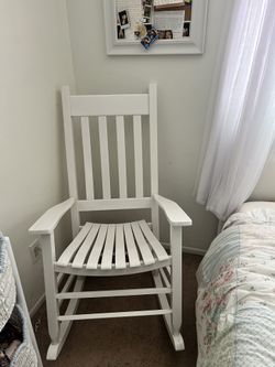 White Rocking Chair