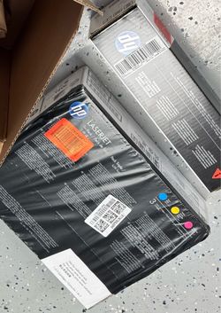 NEW Genuine HP 128A Color Toner 3-Pack CF371AM Sealed
