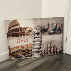Paris & Italy Canvases
