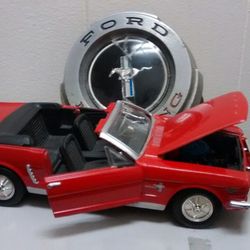 Red Convertible Mustang