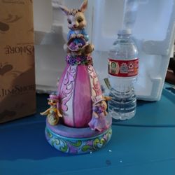Egg-cited For Easter Bunny/ Moveable Figurine