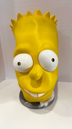 The Simpsons Bart Simpsons Vintage Latex Rubber Mask 1999 Rare Mat Groening 90s Halloween 🎃