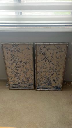 Vintage Chinoiserie Wall Art – Set of 2