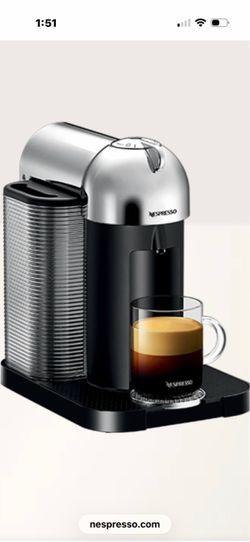 Nespresso Vertuo Coffee Machine Chrome