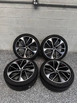 21" OEM Audi SQ5 Q5 Wheels Rims Set of 4 21x8.5 5x112 with Michelin tires