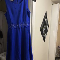 Royal Blue Dress 