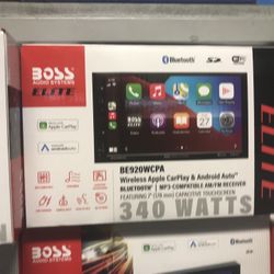 Boss Elite 7 Inch Wireless Apple CarPlay And Android Auto Stereo