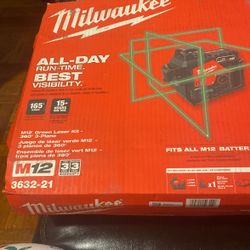 New Milwaukee 360 Laser Kit 