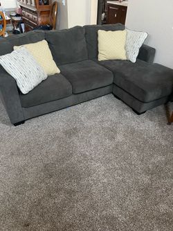Living Spaces L-Shaped Sectional Couch - Reversible / Interchangeable Layout -USED