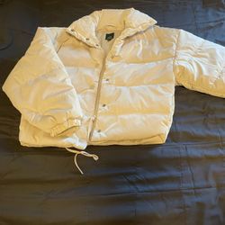 Wild Fable Puffer Jacket – Cream/Off-White