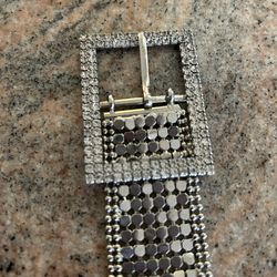 Vintage Bling Belt Rhinestones And Metal