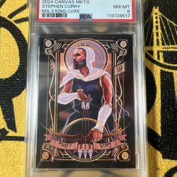 2024 Canvas Mktg STEPHEN CURRY NM PSA 8