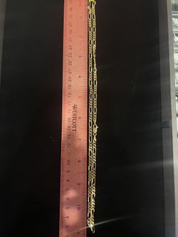 Solid Figaro 4.5mm 22” Gold 10K