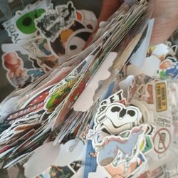 Hundreds of dollars worth of stickers